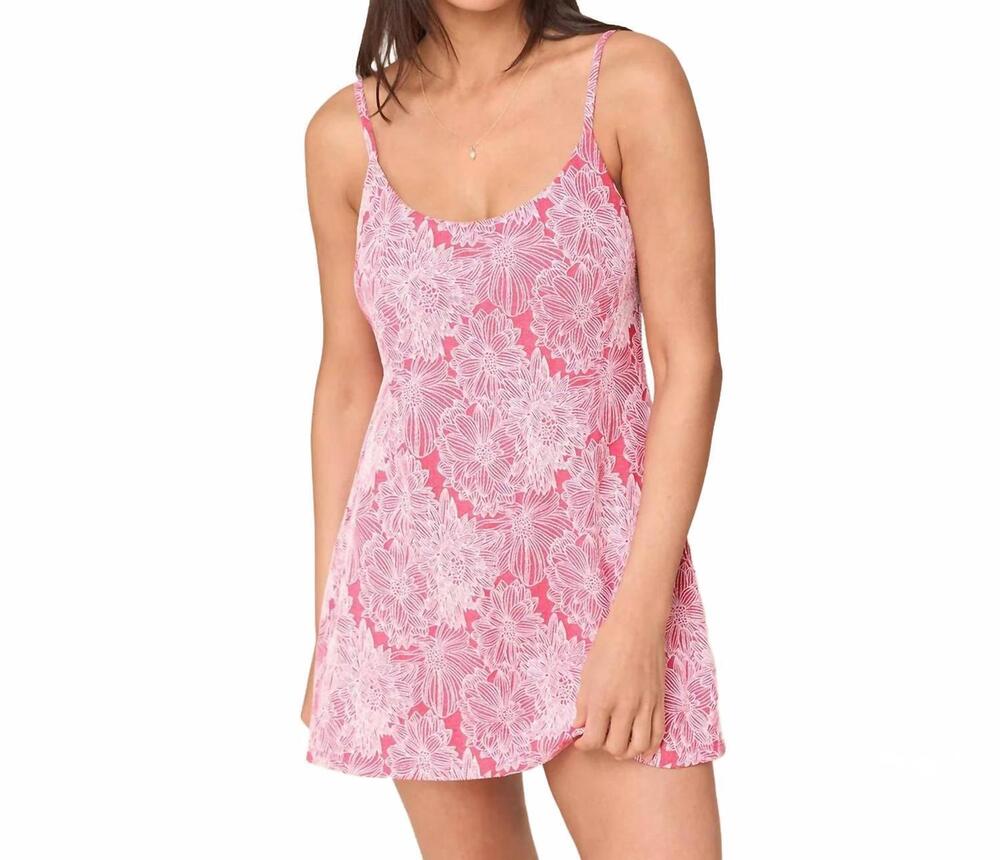 NEW ANDIE SWIM amalfi swim dress in peachy garden jacquard